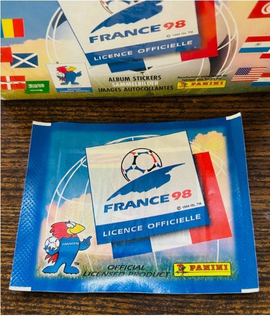 Panini Carte collezionabili: panini wm 1998 /100 tüten – Nuovo (secondo la descrizione) da Oberglatt ZH venduto da paninistickersworld