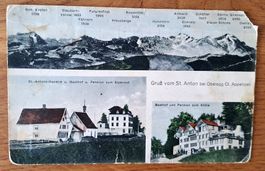 Ansichtskarte St. Anton Oberegg 1917