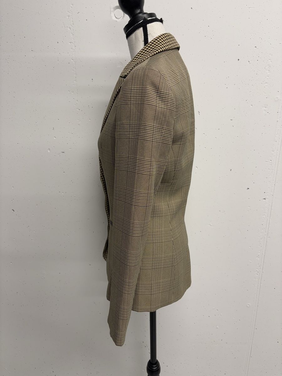 Morgan Giacche: Morgan Blazer Gr. 36 kariert beige braun Boho chic – Nuovo (secondo la descrizione) da Regensdorf venduto da secondchancefashion 1