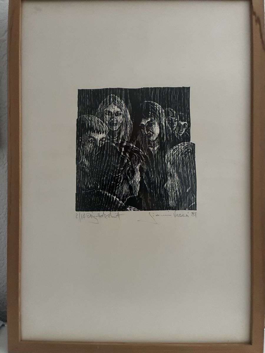 Xilografie: Holzschnitt von Gianni Vasari – Usato da bern venduto da Stawol 1