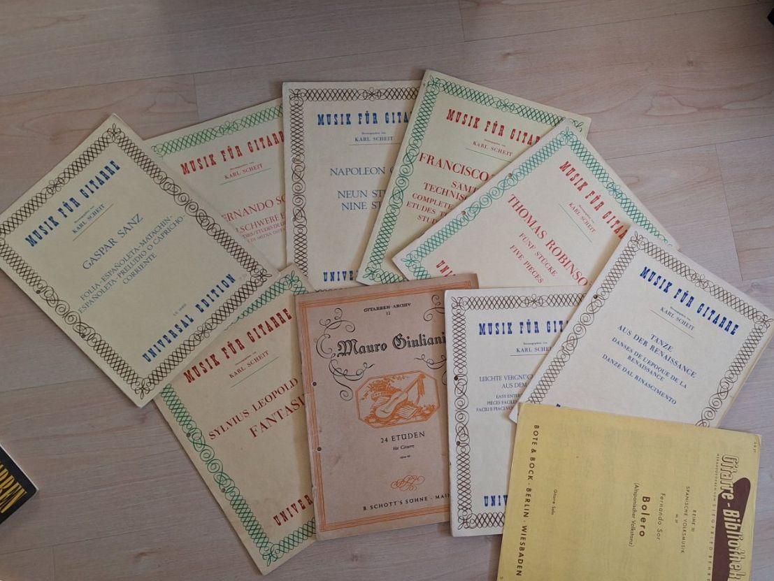 Bücher: Noten Klassische Gitarre – Gebraucht aus Möhlin von Koala014