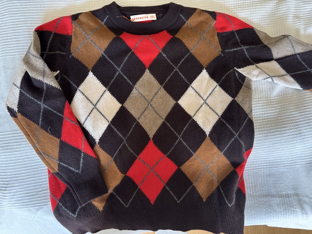 Maglioni & Felpe: &Daughter Argyle Pullover NEU 100% Wolle – Nuovo e nell'imballaggio originale da Winkel venduto da Zimtguetzli