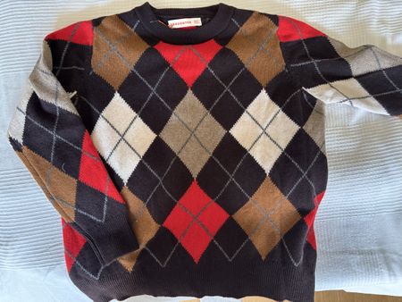 &Daughter Argyle Pullover NEU 100% Wolle