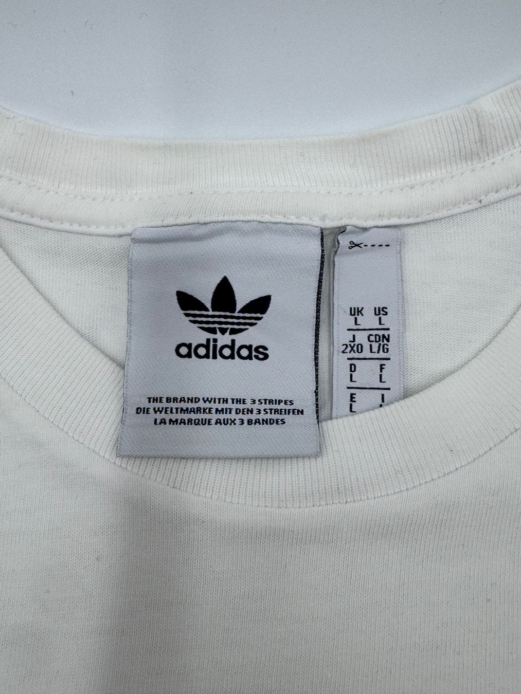 Adidas T-shirt: Adidas Tshirt / Weiss / Grösse L – Usato da Arnegg venduto da PascalHelfenberger 3
