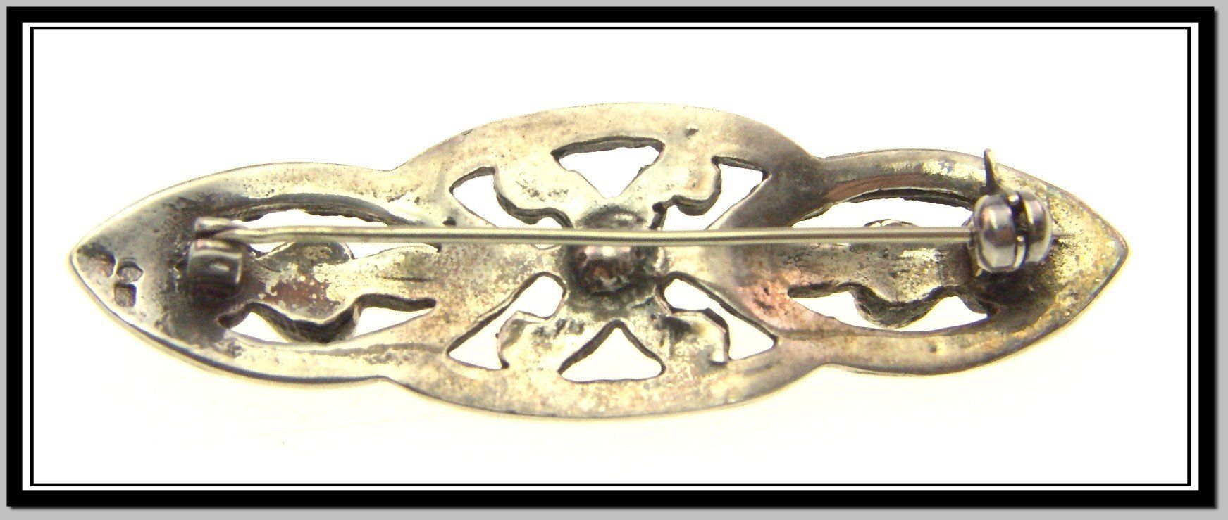 Broschen & Nadeln: Jugendstil Silberbrosche / vergoldet mit Markasiten / Perle – Gebraucht aus Schmitten FR von la_luna_blue 1