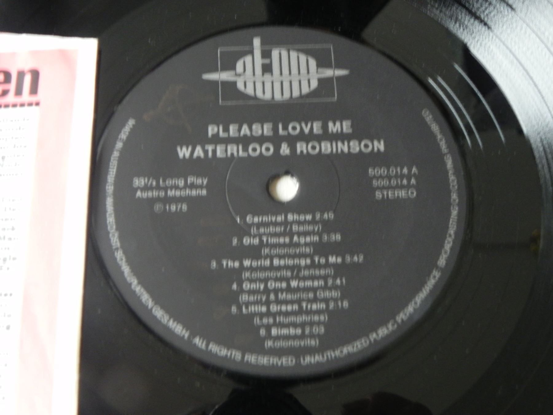 Autographes: LP Autogramm Waterloo & Robinson 1975 – D'occasion à Siebnen par krimsie 3