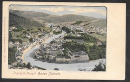Baden colorierte Teilansicht