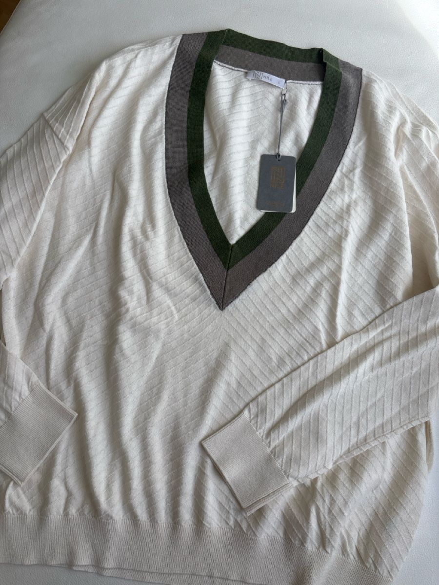 Nile Maglioni & Felpe: Nile Pullover V-Ausschnitt gr.L mit Etikett – Nuovo (secondo la descrizione) da langenthal venduto da rundholz7 5