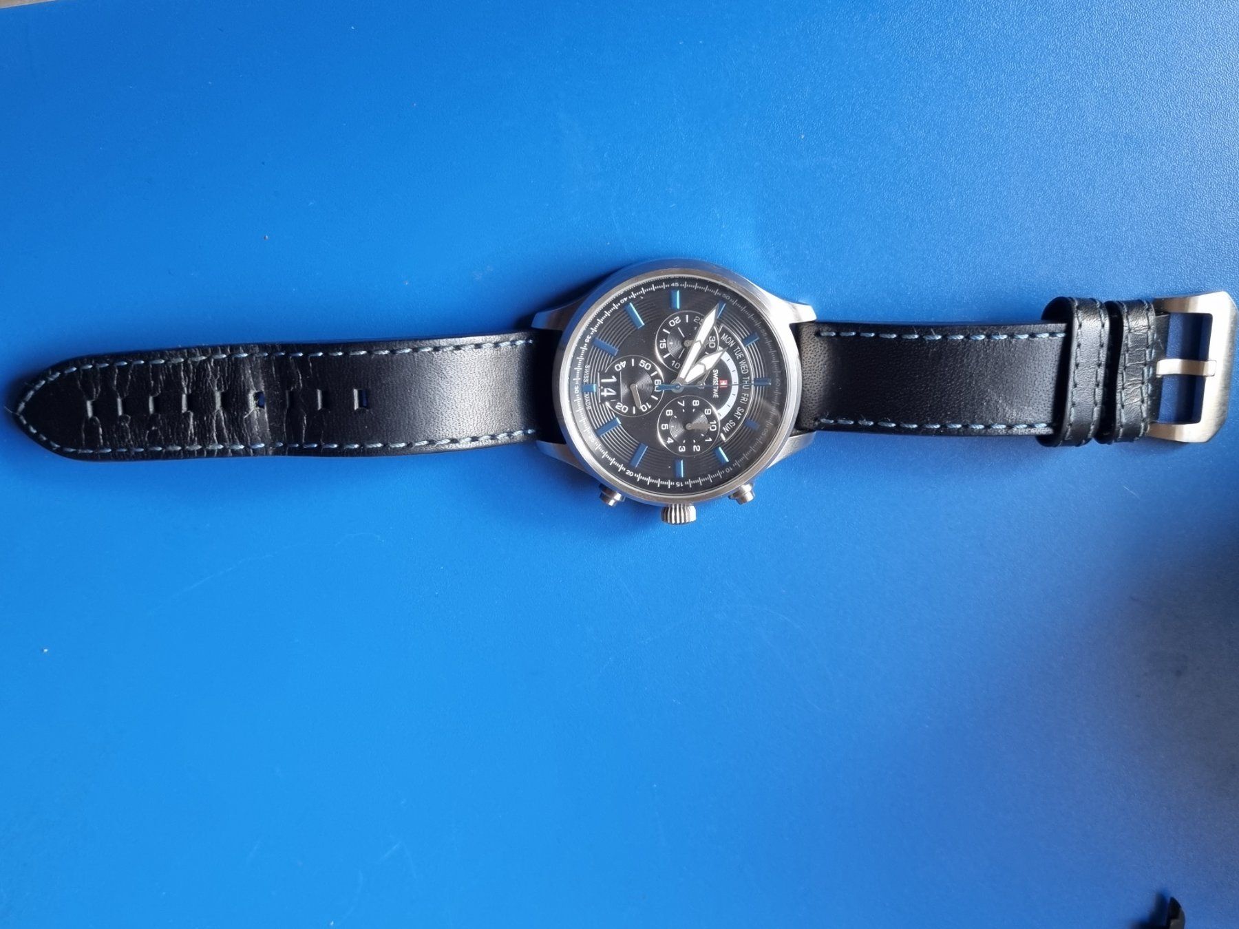 Orologi: Grosse SWISSTIME Uhr – Usato da Schaffhausen venduto da Leveron13 5