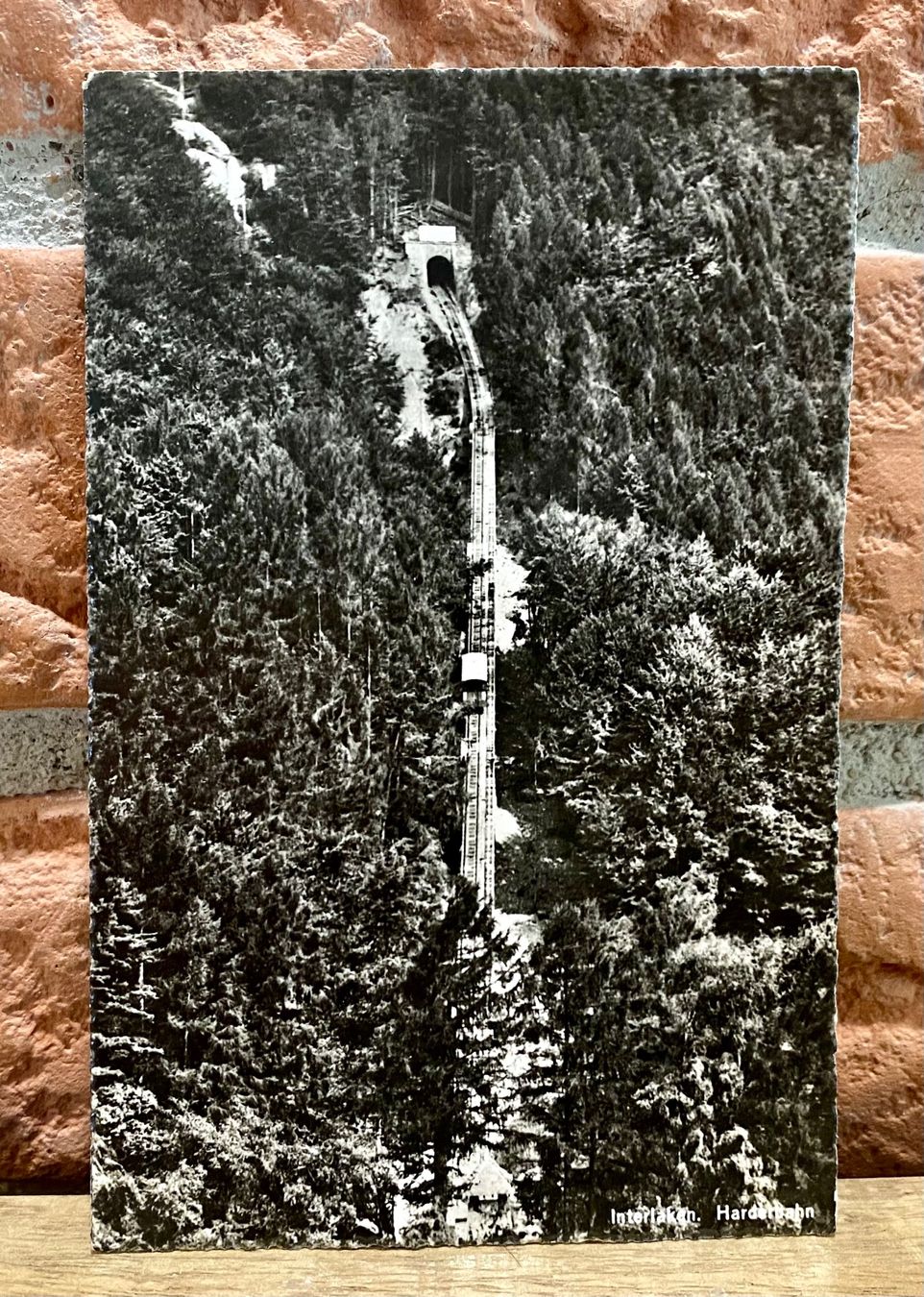 Cartoline postali: 1954 Harderbahn Interlaken - Berner Oberland – Usato da Root venduto da ENGLAND-TREASURES