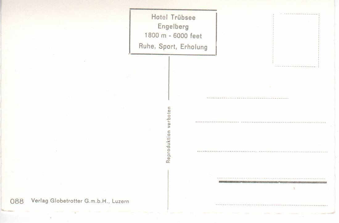 Cartoline postali: Alpstübli Trübsee – Usato da Wolhusen venduto da Curver9 1