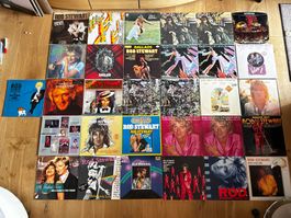 LP Sammlung Rod Stewart 35 LPs, teils div. Pressungen, top