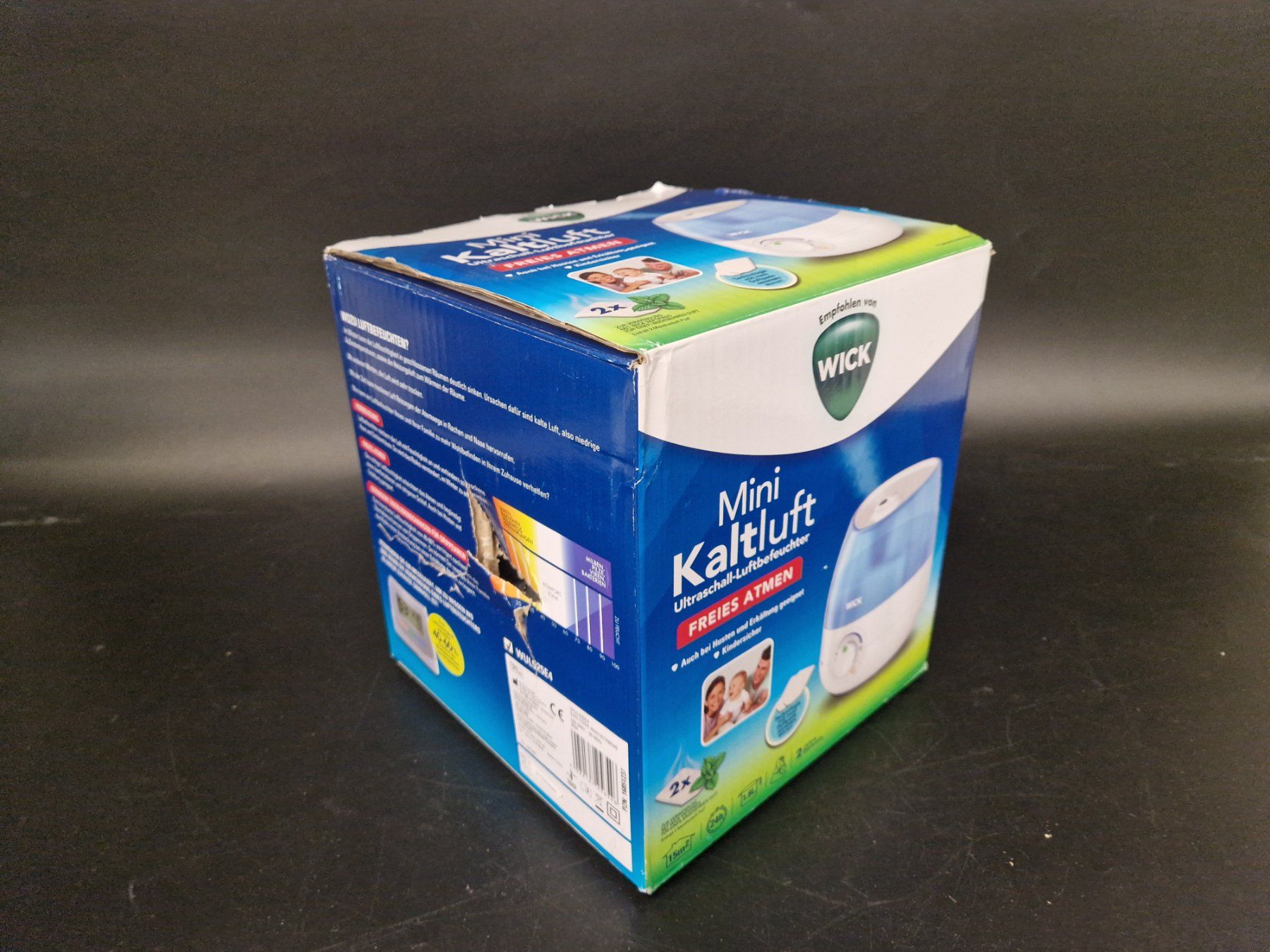Vicks Umidificatori d'aria: WICK Mini Kaltluft Ultraschall-Luftbefeuchter – Nuovo e nell'imballaggio originale da Muhen venduto da Restwert_Muhen 6