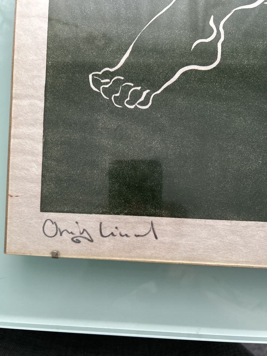 Foto & Immagini: Original Linolschnitt, Künstler N.W.Schmid – Usato da St.Gallen venduto da lala19 2