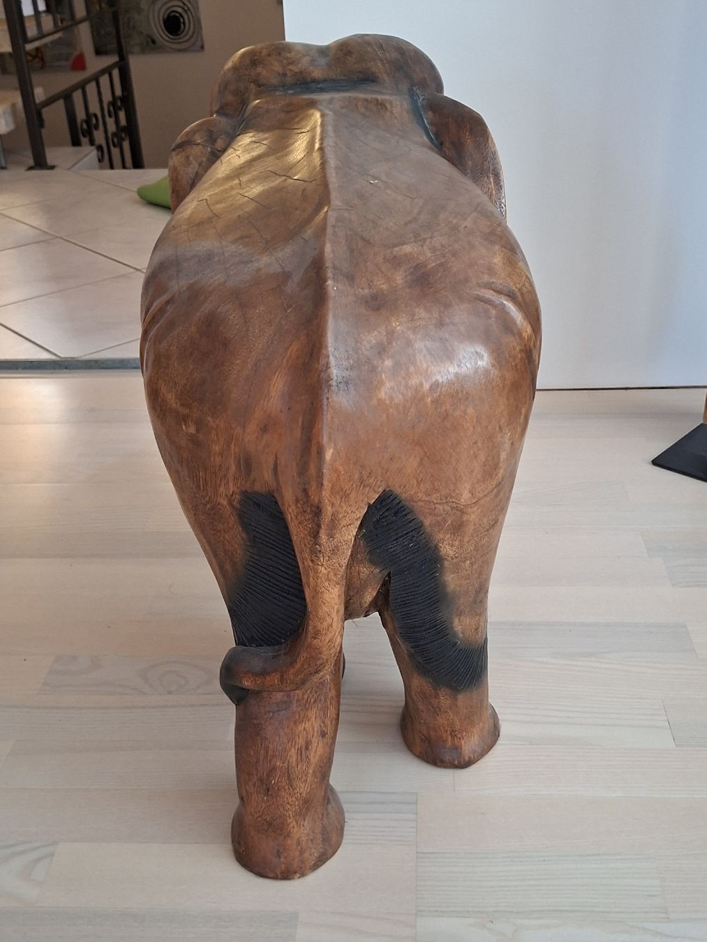 Figuren: Antiker Holz Elefant gross, wunderschön !!!! – Gebraucht aus Kirchleerau von Alexander15 2