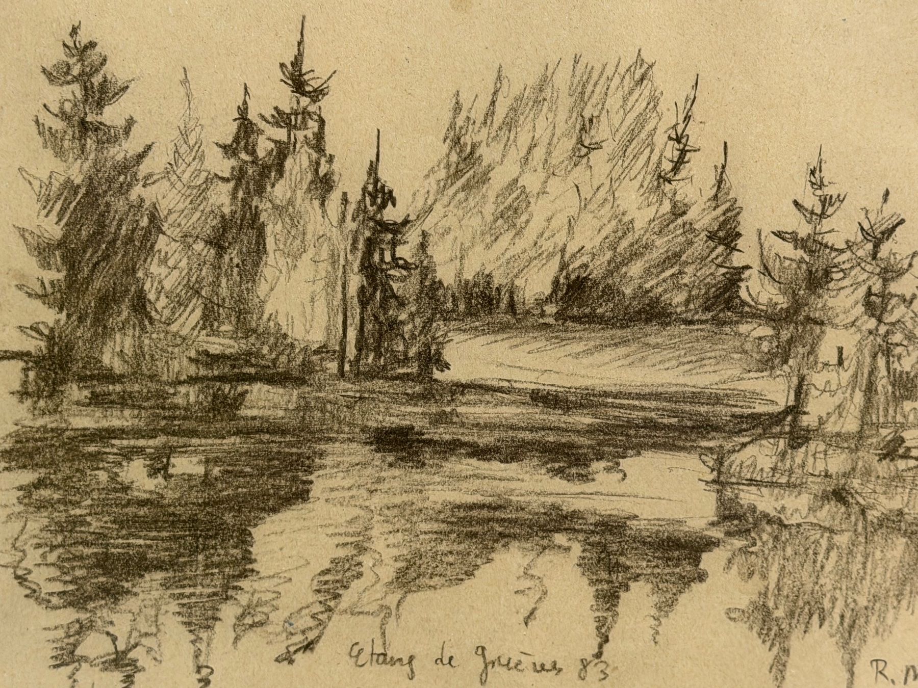 Gemälde: R. Mangold 1983 Original – Gebraucht aus Basel von PAUL_ART 2