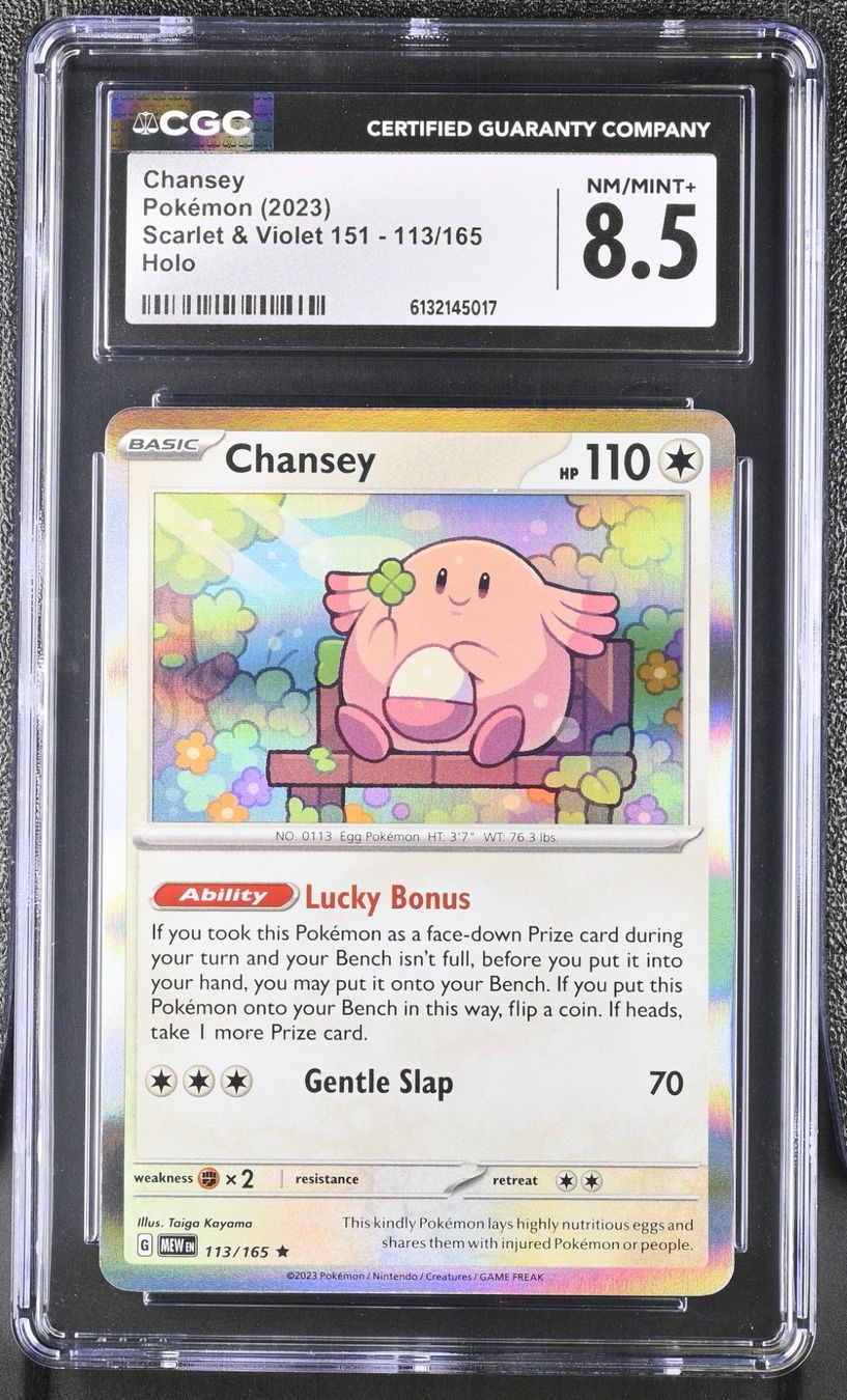 Pokémon Carte collezionabili: Chansey - Scarlet & Violet 151 - 113/165 – Nuovo (secondo la descrizione) da Buochs venduto da BitKaizer