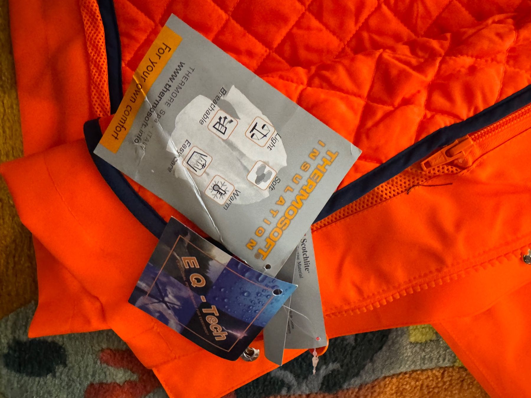 Jacken: Winter-Arbeitsjacke, Neon Orange, Grösse L, Neu – Gebraucht aus Zürich von Cibin 4