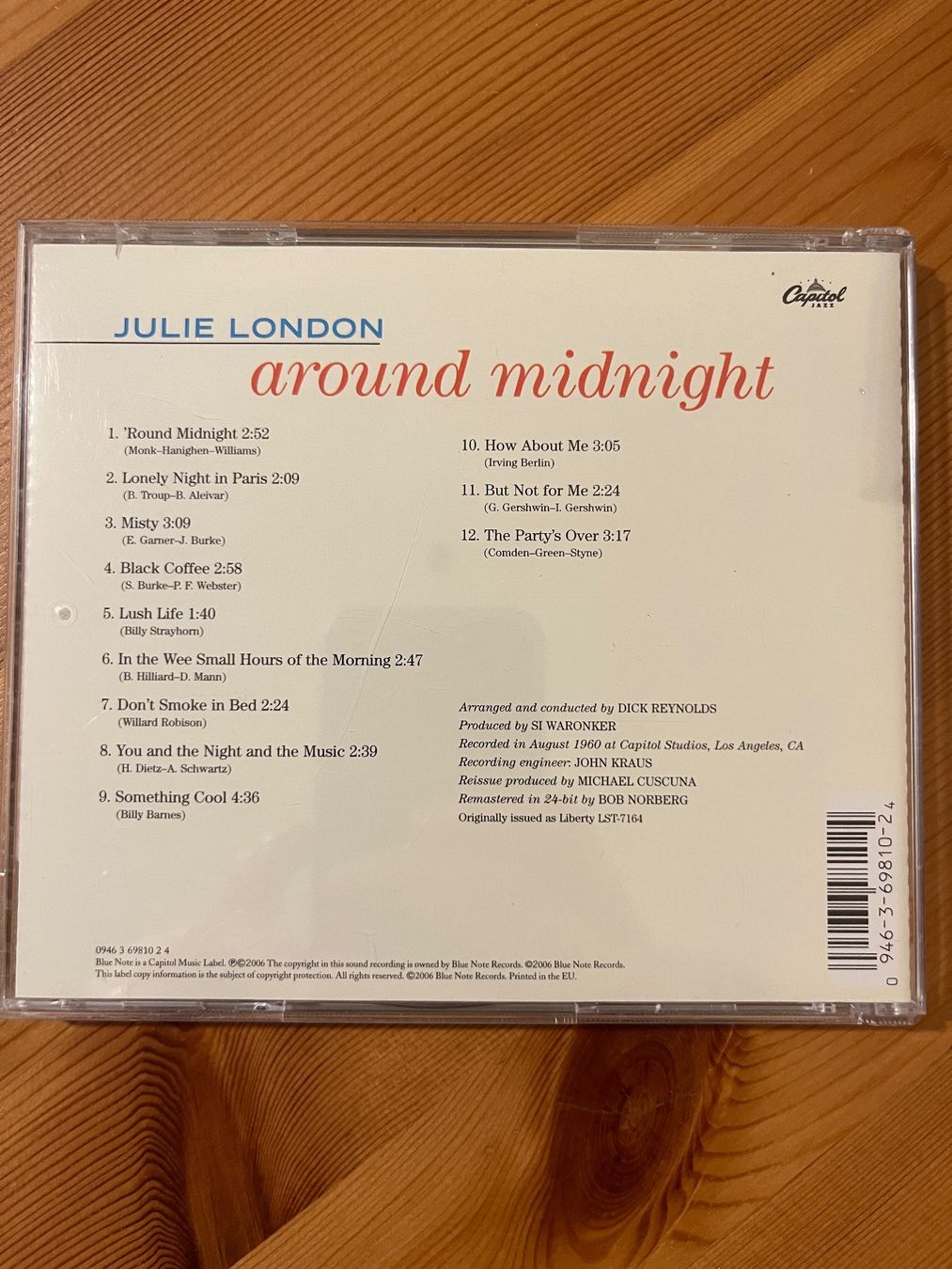 CD: JULIE LONDON - AROUND MIDNIGHT – Usato da Lausanne venduto da sbar224 1