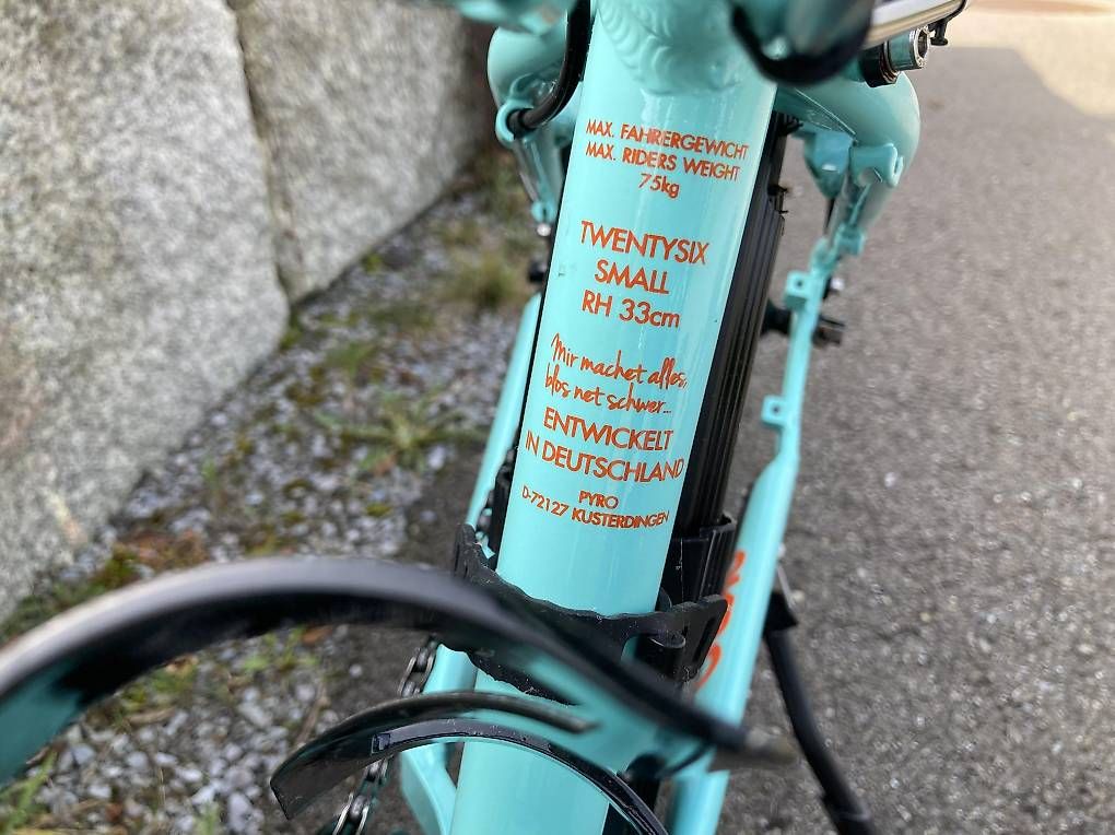 Biciclette: Jugendvelo Pyrobike 26" Small Türkis – Usato da Altikon venduto da Roni6 1