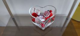 Glasschale Herz