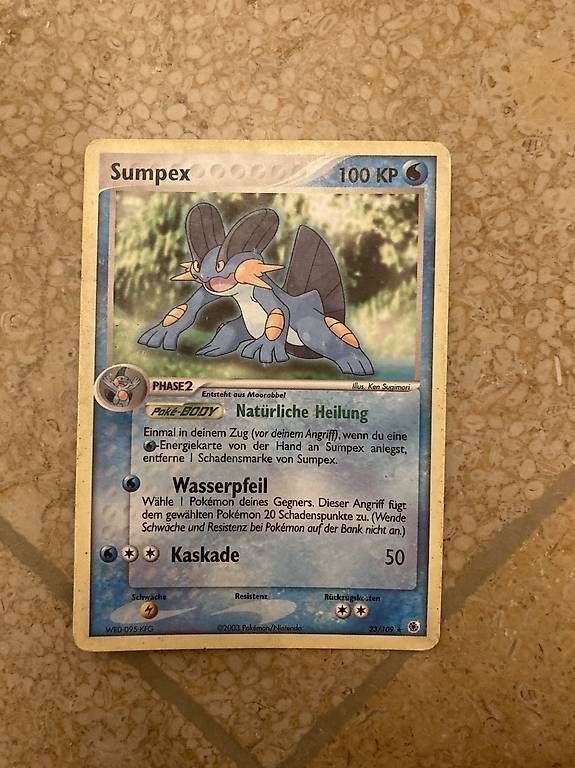Cartes à collectionner: Pokemon - Sumpex – D'occasion à Biel-Benken BL par Aslan_1