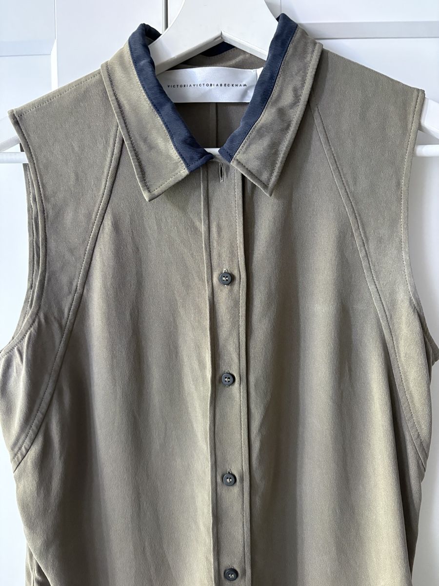 Victoria Beckham Tops: Victoria Beckham Silk Sleeveless Blouse – D'occasion à Nyon par My_wardrobe 1