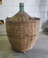 Ballonflasche Glasflasche mit Korbflechtung ca. 30L