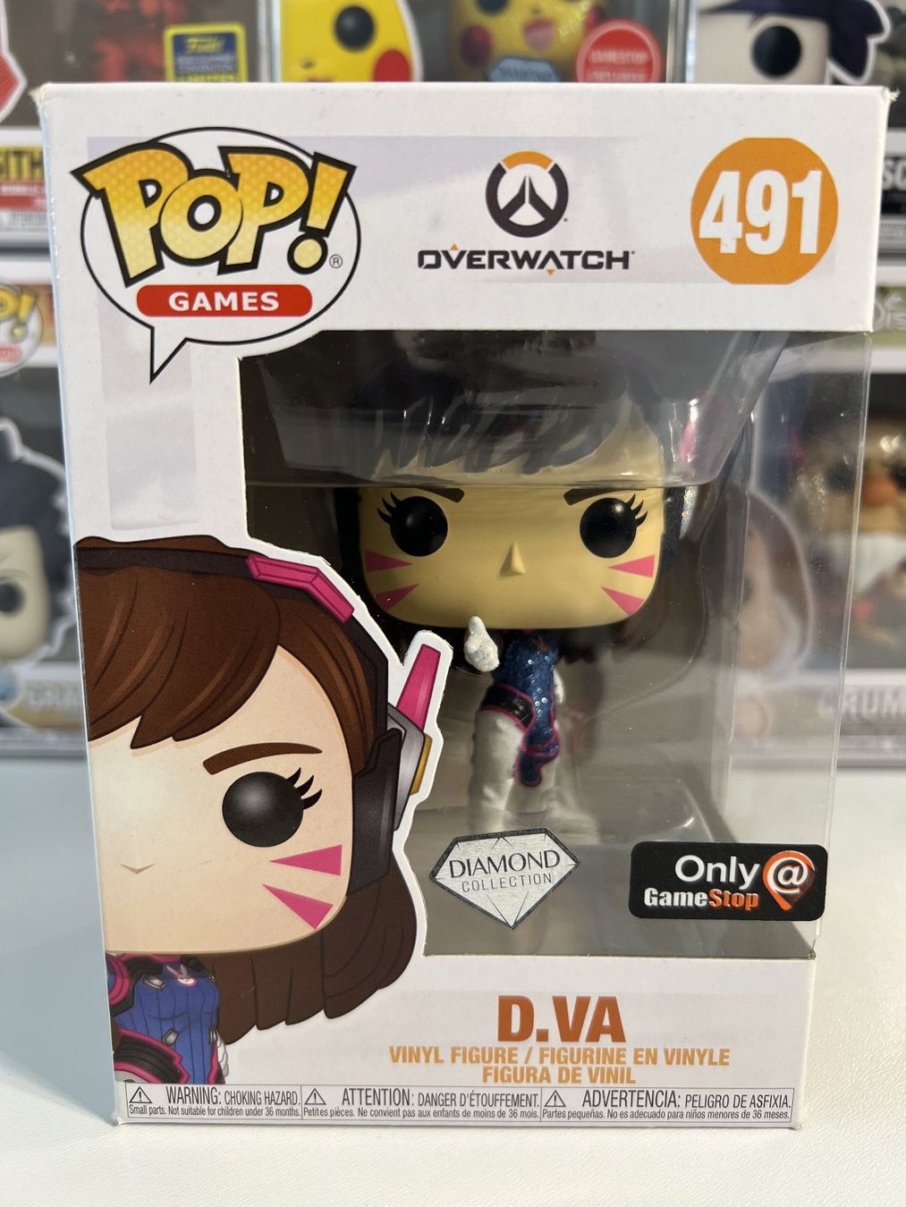 Funko Statuette: Funko POP! Games Overwatch D. Va Edition Limitée Diamond – Nuovo e nell'imballaggio originale da Le Mouret venduto da perfectbijou