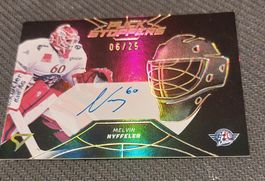 SportZoo Karte Melvin Nyffeler Puck Stoppers Signed 06/25