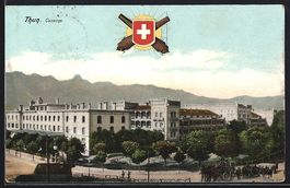 Thun, Blick auf die Kaserne, schweizer W