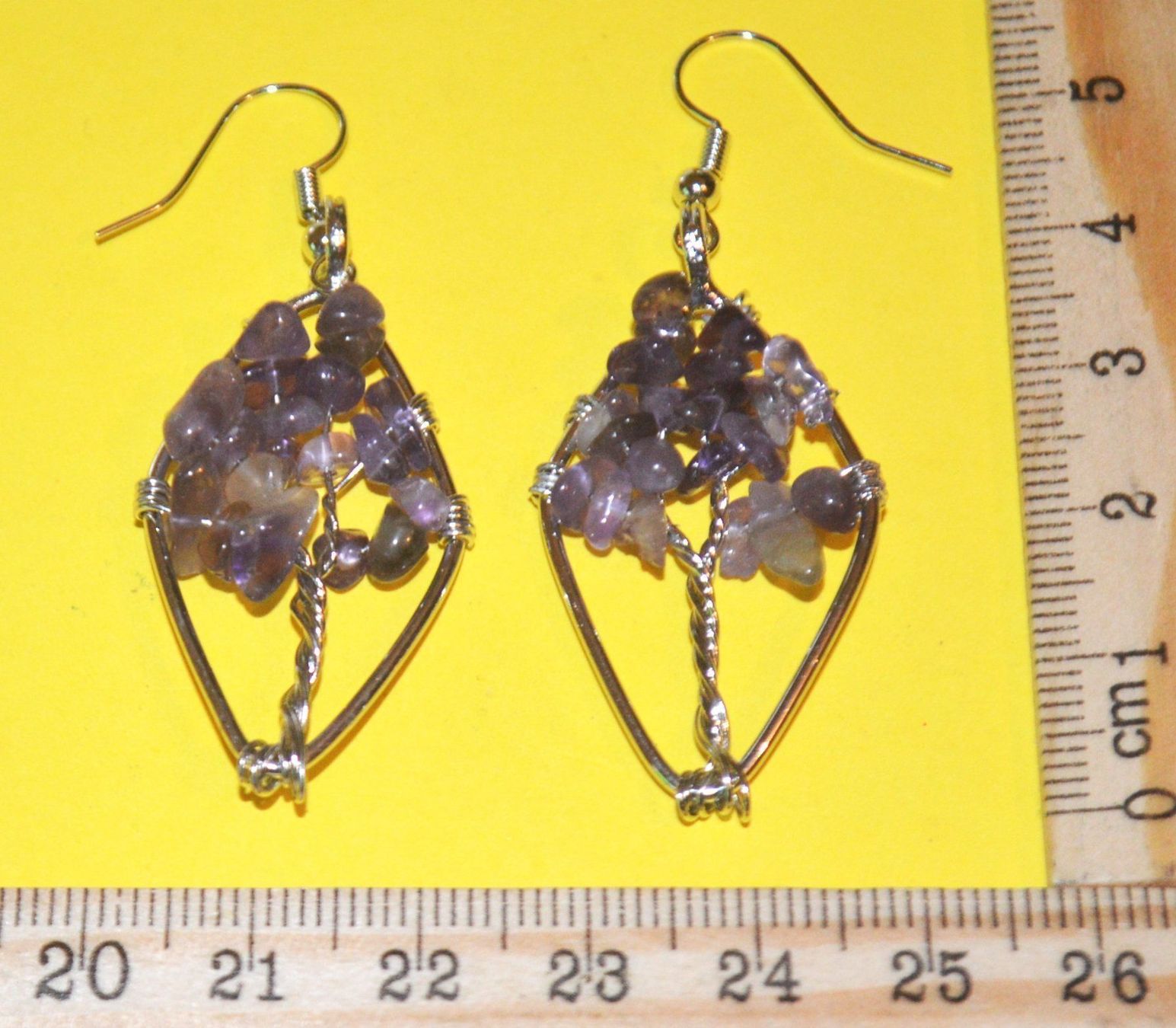 Orecchini pendenti & Orecchini a lobo: Ohrringe 582 – Amethyst - Lebensbaum – Nuovo e nell'imballaggio originale da Goldiwil (Thun) venduto da han_v5b7 2
