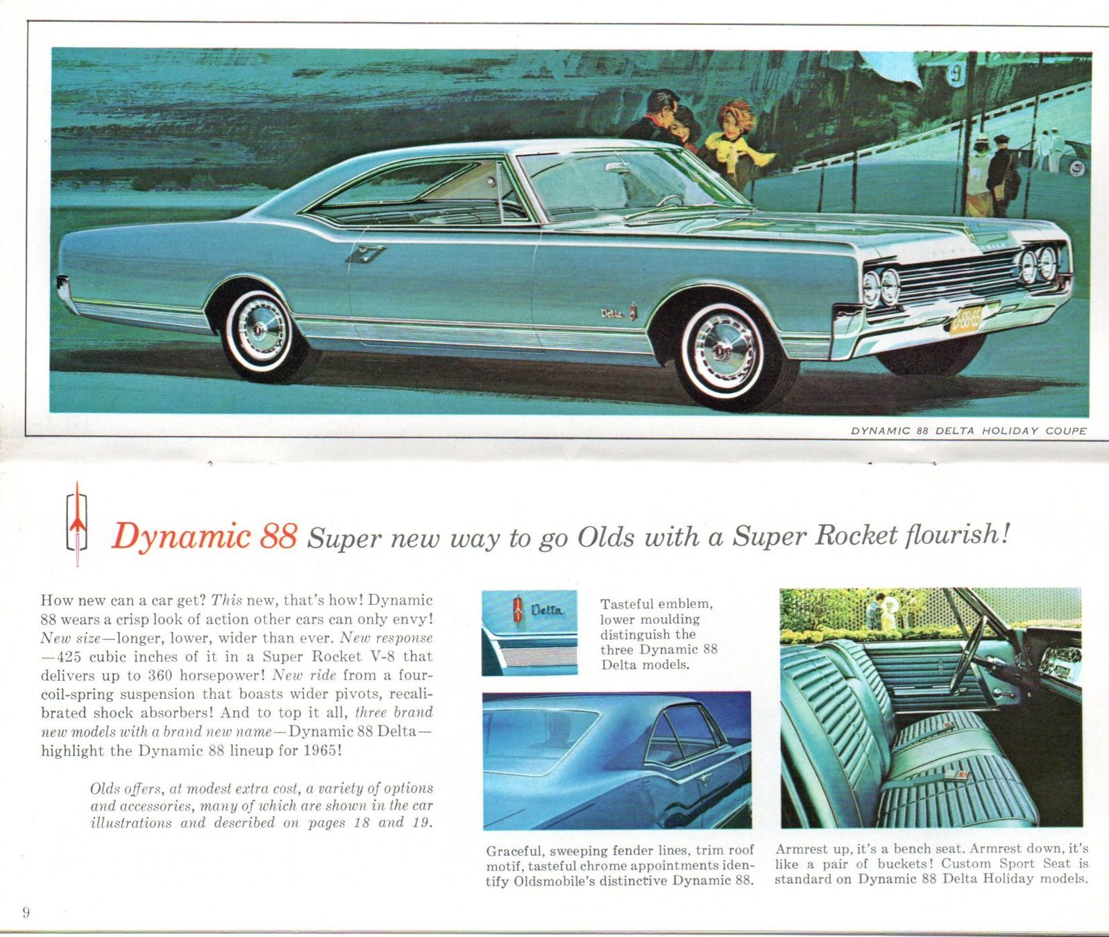 Oldsmobile Documenti: Oldsmobile Modellprogramm 1965 - Original-Prospekt – Usato da Malans GR venduto da Chueche427 4