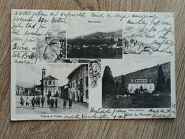 Alte PK / Saluti da Rancate - Gelaufen 1921