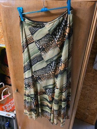 Damen Vintage Jupe langer Rock Pulchery Paris