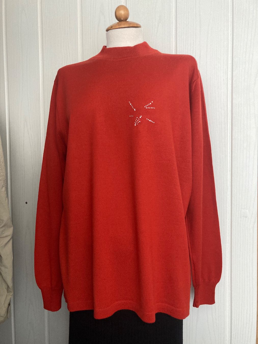 Pullover & Sweatshirts: Neu: Delmod Strick-Pulli, 60% Wolle, Orange Gr. L – Neu und originalverpackt aus Stetten AG von Hanya 2