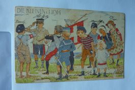 POSTKARTE. DIE KLEINEN i.J. 1914 BURKHARD MANGOLD 1917