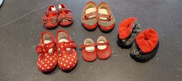 antike und andere Puppenschuhe Finken