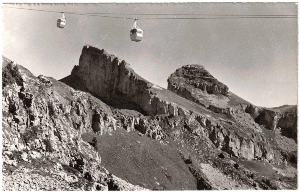 Cartoline postali: Leysin - Berneuse Tours d'Aï – Usato da Binningen venduto da Mountainrider