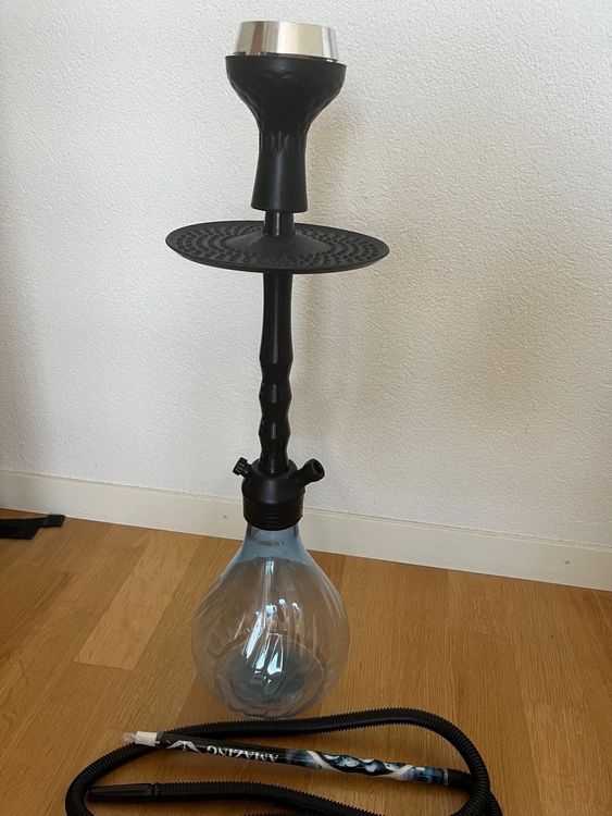 Get Funky Shisha Set Im Buch-Look – Komplett Mit Wärmemanagement, Silikonschüssel & Schlauch, 21,4x15,5 Cm