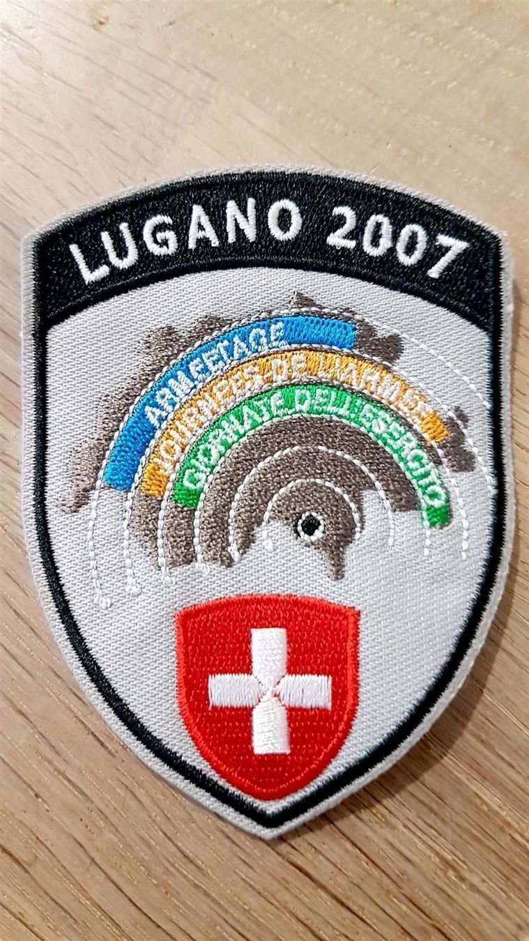 Plaquettes & Badges: Badge Lugano 2007 Armeetage – Neuf (Voir description) à Erlinsbach par S700