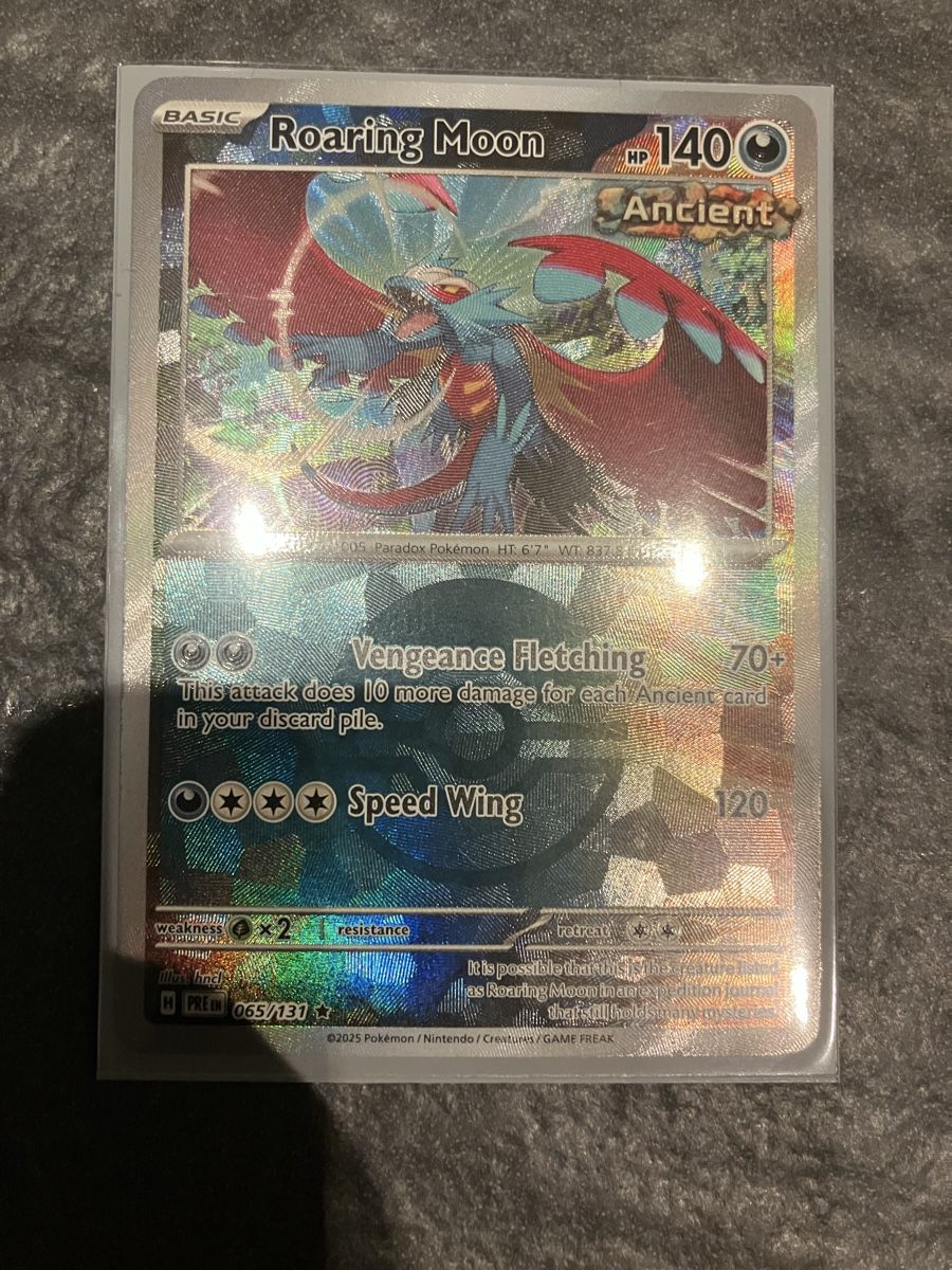 Pokémon Sammelbilder & Trading cards: Pokemon Roaring Moon Master Ball, Prismatic Evolution, Mint – Neu (gemäss Beschreibung) aus Lyss von Sandera20