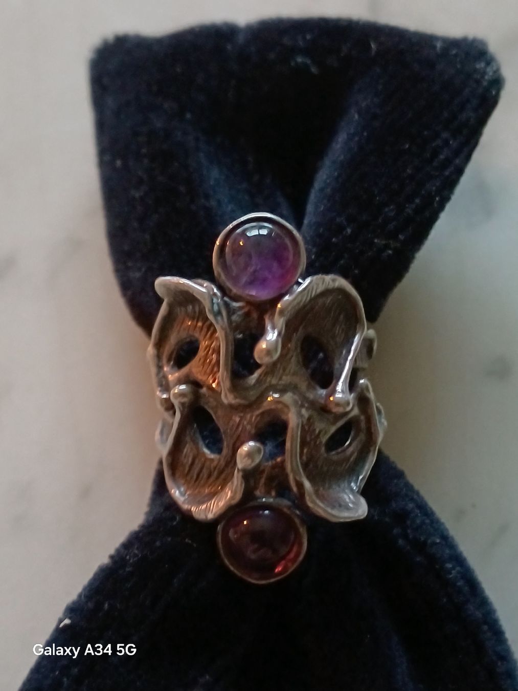 Ringe: SCHÖNER RING "HANDMADE" AMETHYST 925 STERLING SILBER NEU 53 – Neu (gemäss Beschreibung) aus Au ZH von FashionConsultant 4