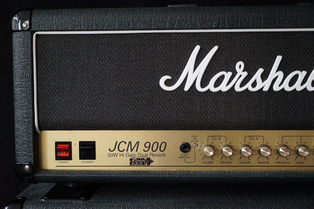Marshall Amplificatori: Marshall JCM 900 Model 4500 & 4x12" Speaker Cabinet – Usato da Ortschwaben venduto da Musictrade 3