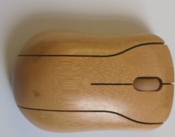 Computer Maus aus Bambus Holz kabellos