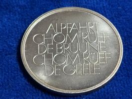 5. 1 Medaille 900 Silber, 15 g, Durchmesser 33 mm