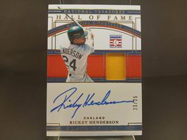 Panini National Treasures 2020 Baseball Rickey Henderson /25