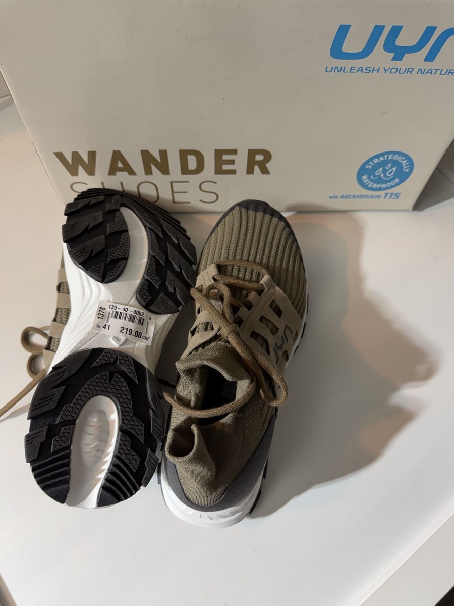 UYN Herrenschuhe: Chaussures UYN Wander 41 vert bronzé neuf  – Neu und originalverpackt aus Brügg BE von Goob 7