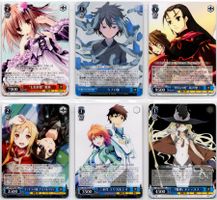 6 Dengeki Bunko - Weiss Schwarz Karten - Anime - japanisch