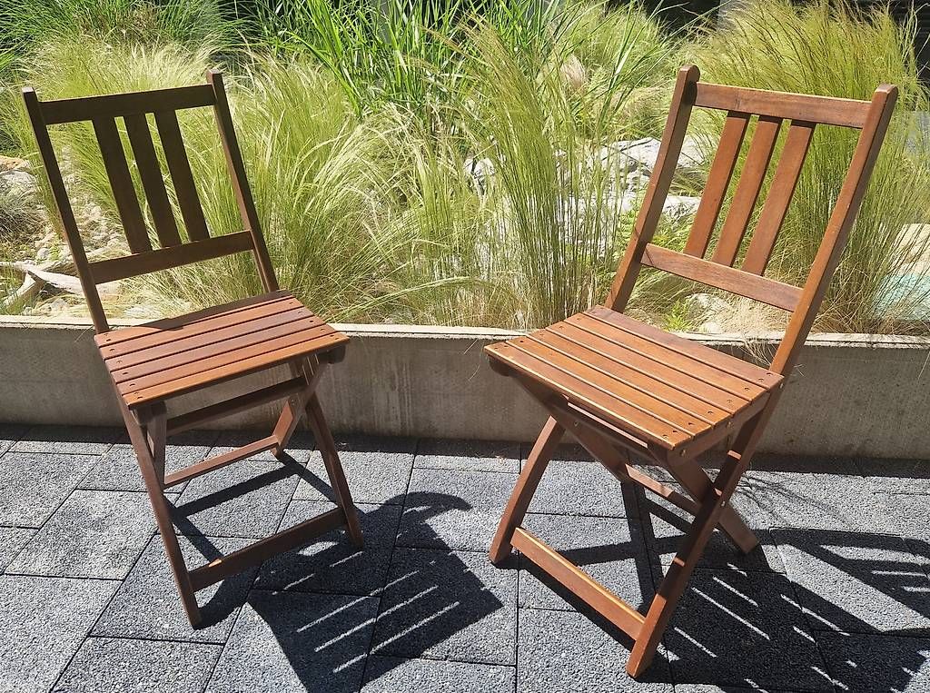 Sedie: Deux chaises de terrasse  – Usato da Cugy VD venduto da deb_7ln6